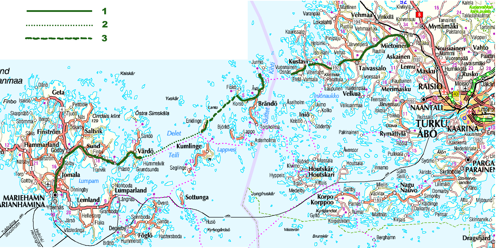 Iceroad to the åland islands