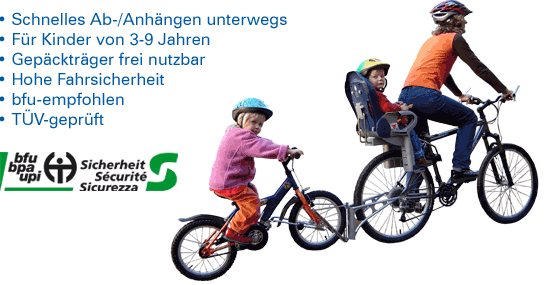 tandem bike attachment for child